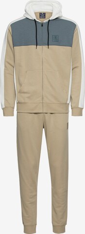 Champion Authentic Athletic Apparel Jogginganzug in Beige: predná strana