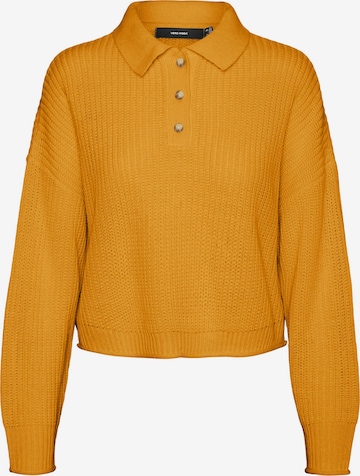 VERO MODA Sweter 'Lea' w kolorze pomarańczowy: przód