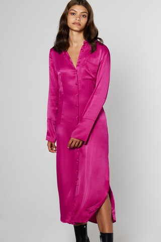 Aligne Skjortklänning 'Gala' i rosa: framsida