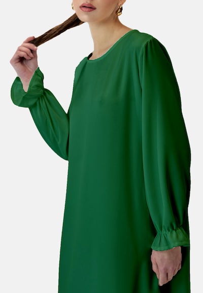 Elara Robe en vert foncé, Vue avec produit