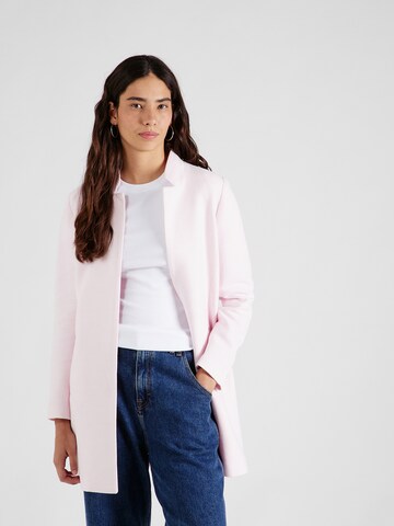 Manteau mi-saison 'SOHO-LINEA' ONLY en rose : devant