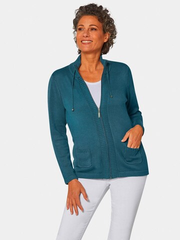 Cardigan Goldner en bleu : devant