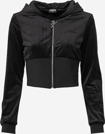 FUBU Sweatjacke in Schwarz: predná strana