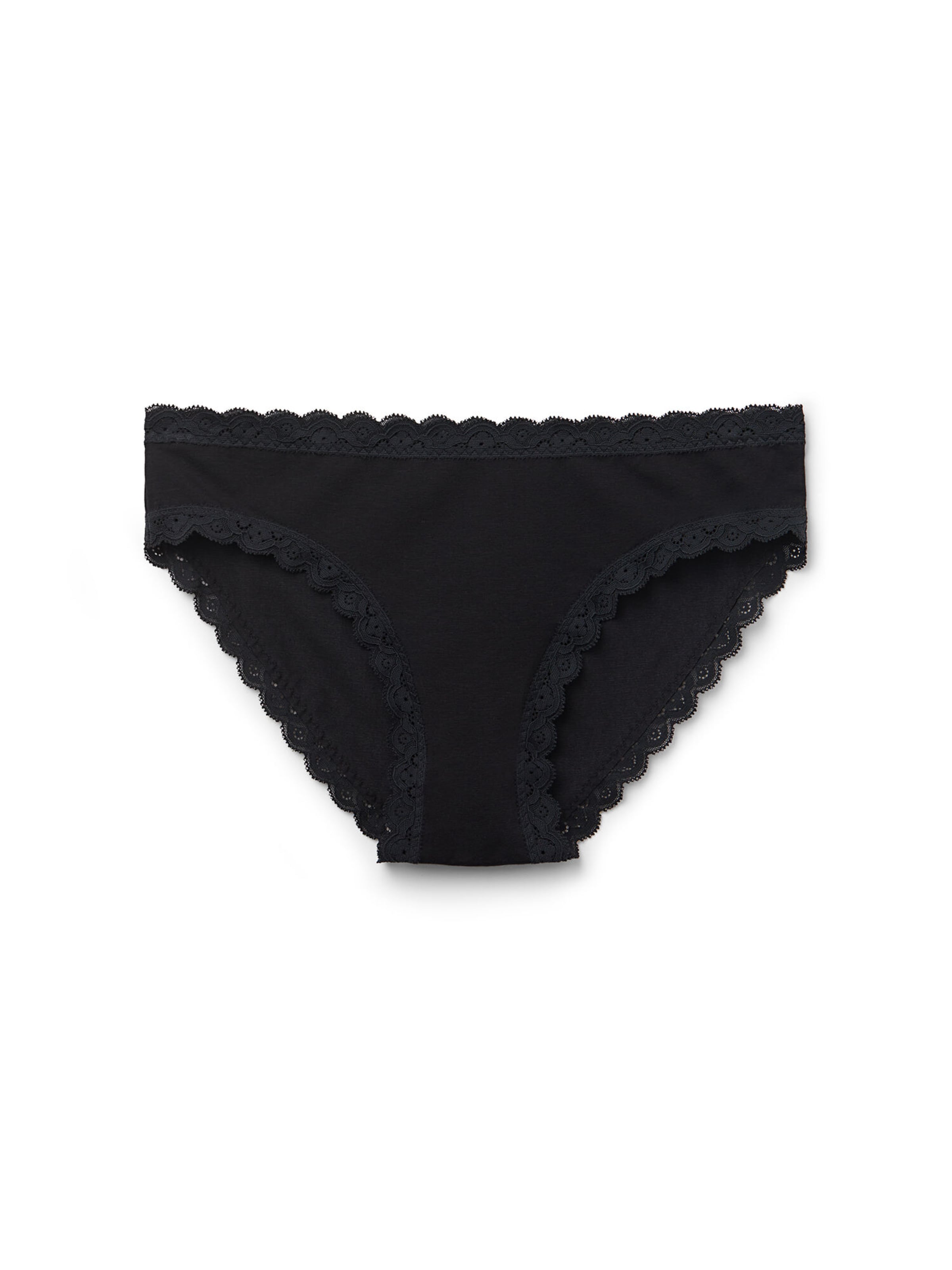 INTIMISSIMI Slip in Schwarz: Vorderseite