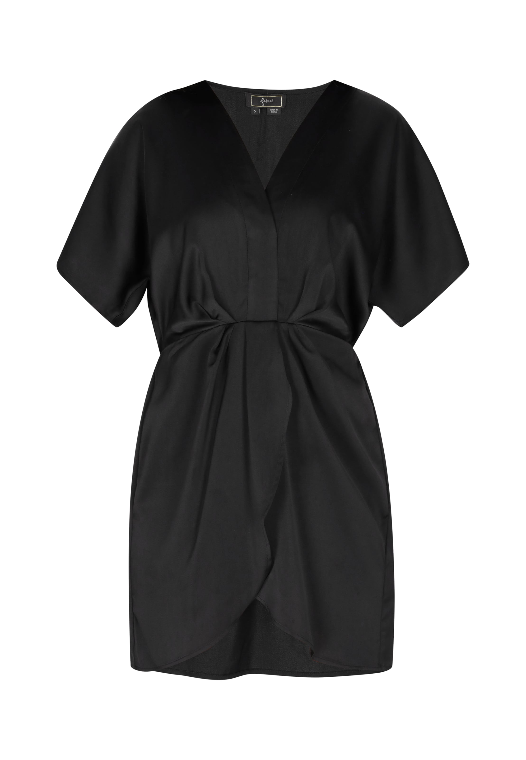 faina - Vestido de gala en negro: frente