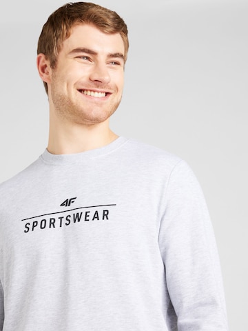 4F Αθλητική μπλούζα φούτερ σε γκρι