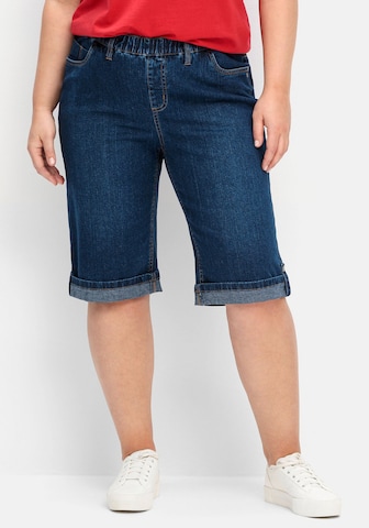 SHEEGO Regular Jeans in Blauw: voorkant