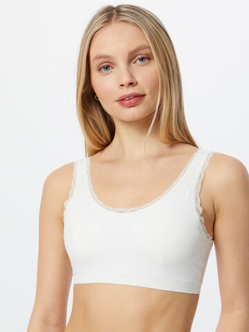 LingaDore Bralette Bra in White: front