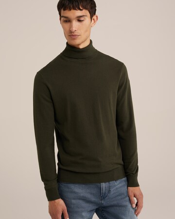 WE Fashion Sweater in Green: front