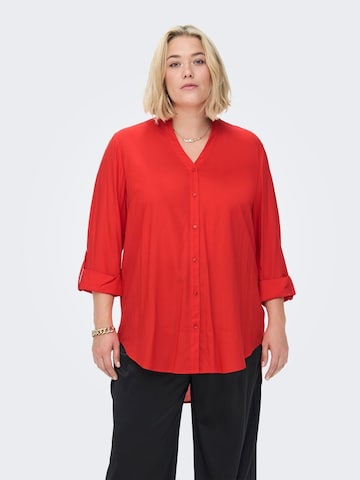 ONLY Carmakoma Blouse in Orange: front