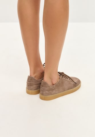 CESARE GASPARI Platform trainers in Brown