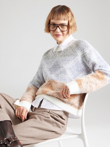 OBJECT - Pullover 'OBJKISTA' em branco: frente