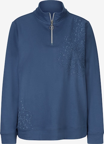 heine Sweatshirt in Blauw: voorkant