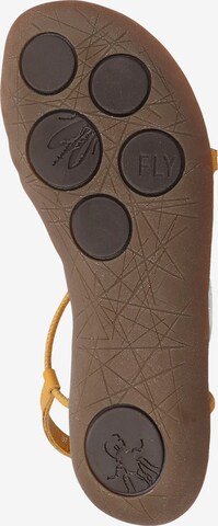 FLY LONDON T-Bar Sandals in Yellow