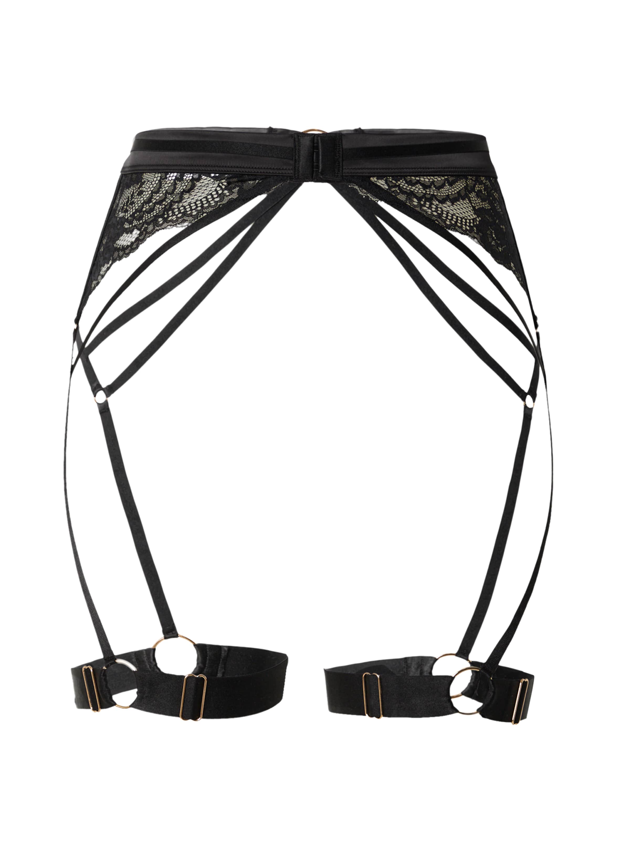 Hunkemöller Jarretels 'Emmeline Sb' in Zwart