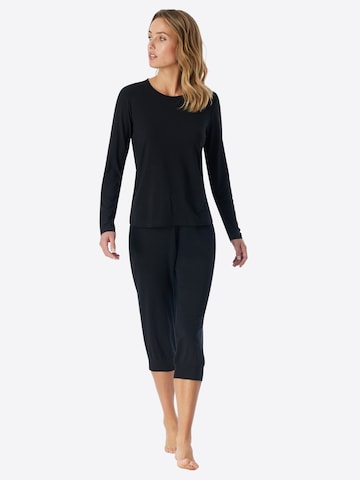 Chemise de nuit ' Mix Relax ' SCHIESSER en noir