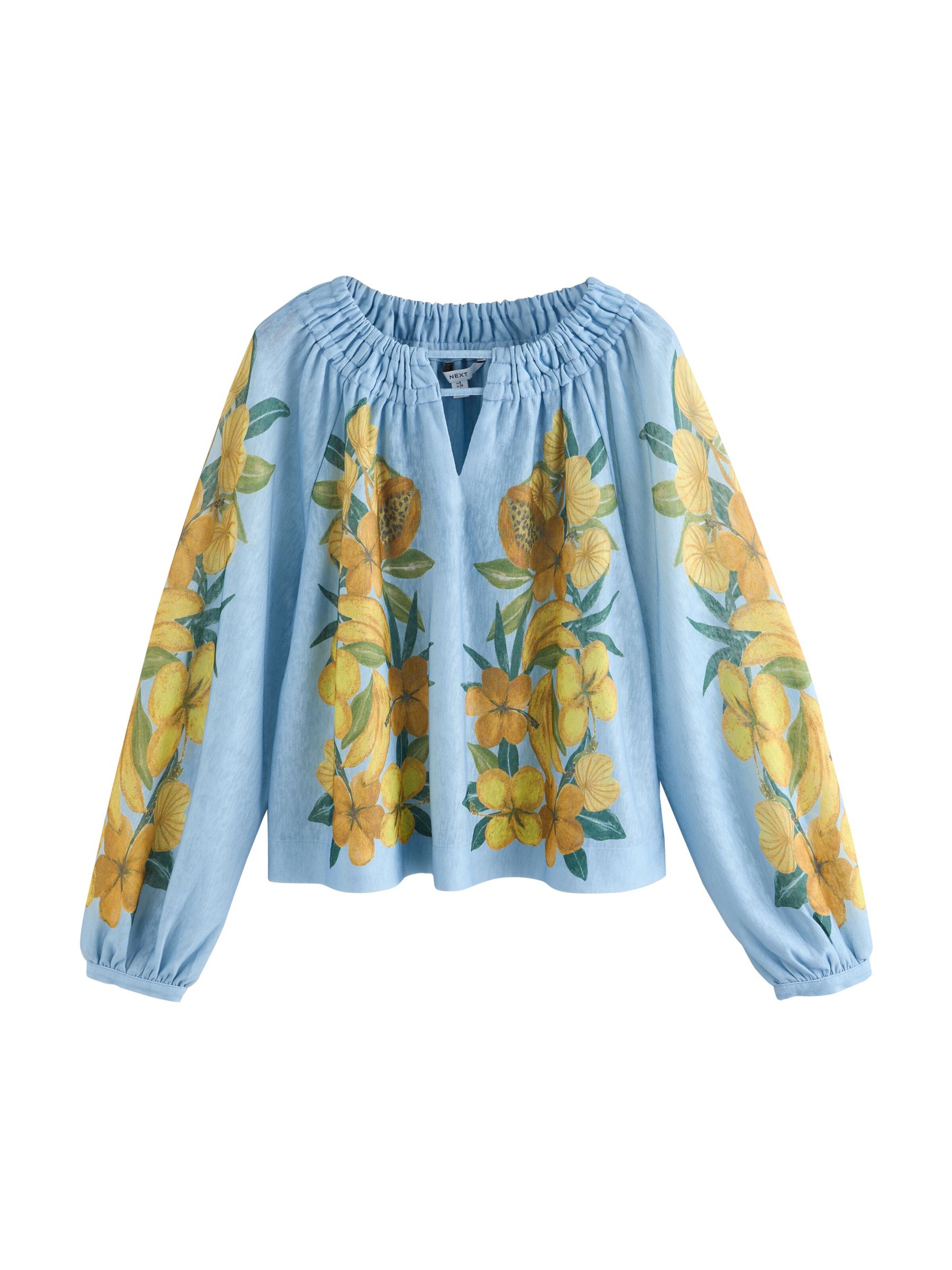 Next - Blusa em azul: frente