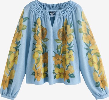 Next - Blusa em azul: frente