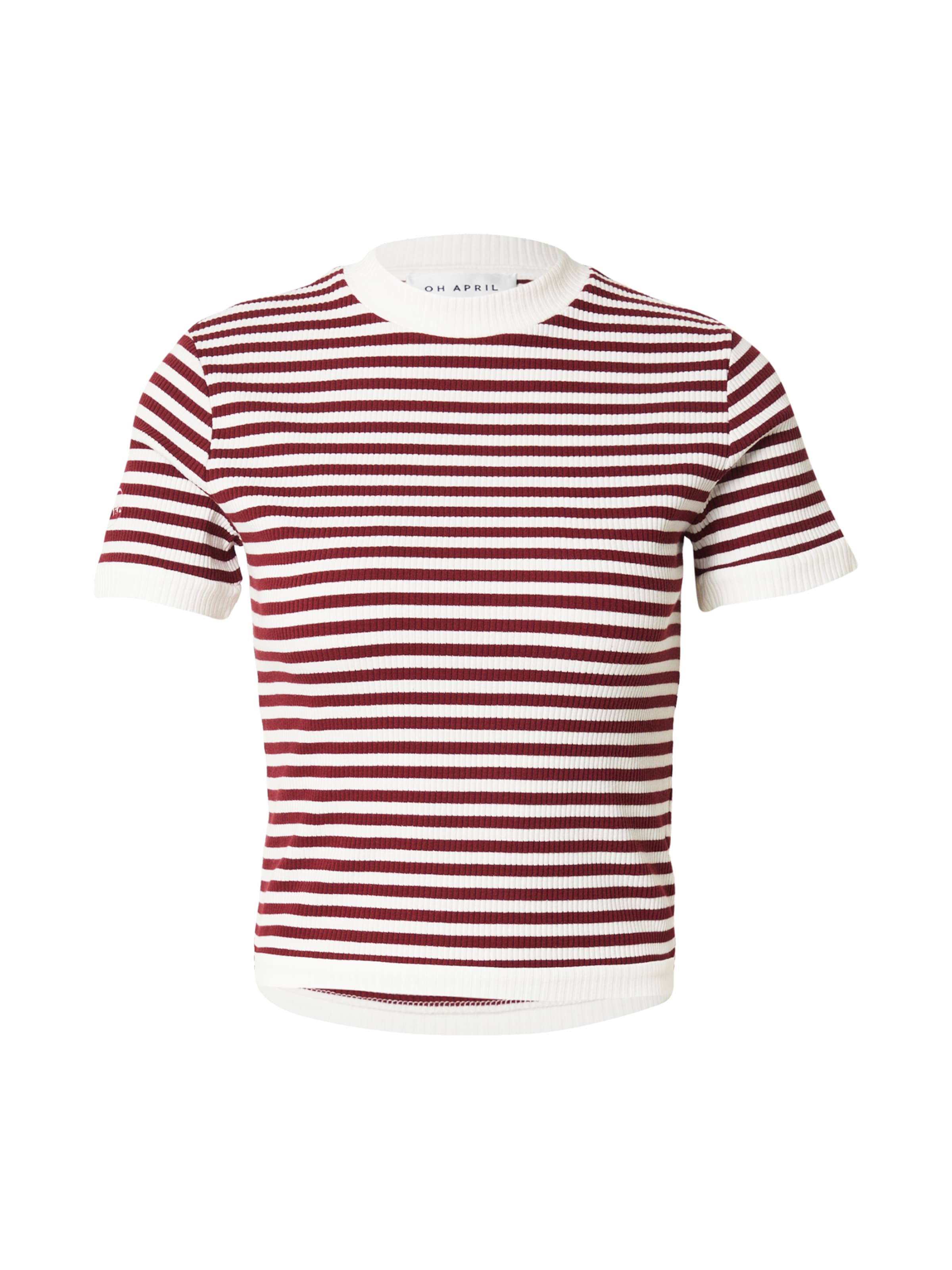 T-shirt 'Nuala' OH APRIL en blanc : devant