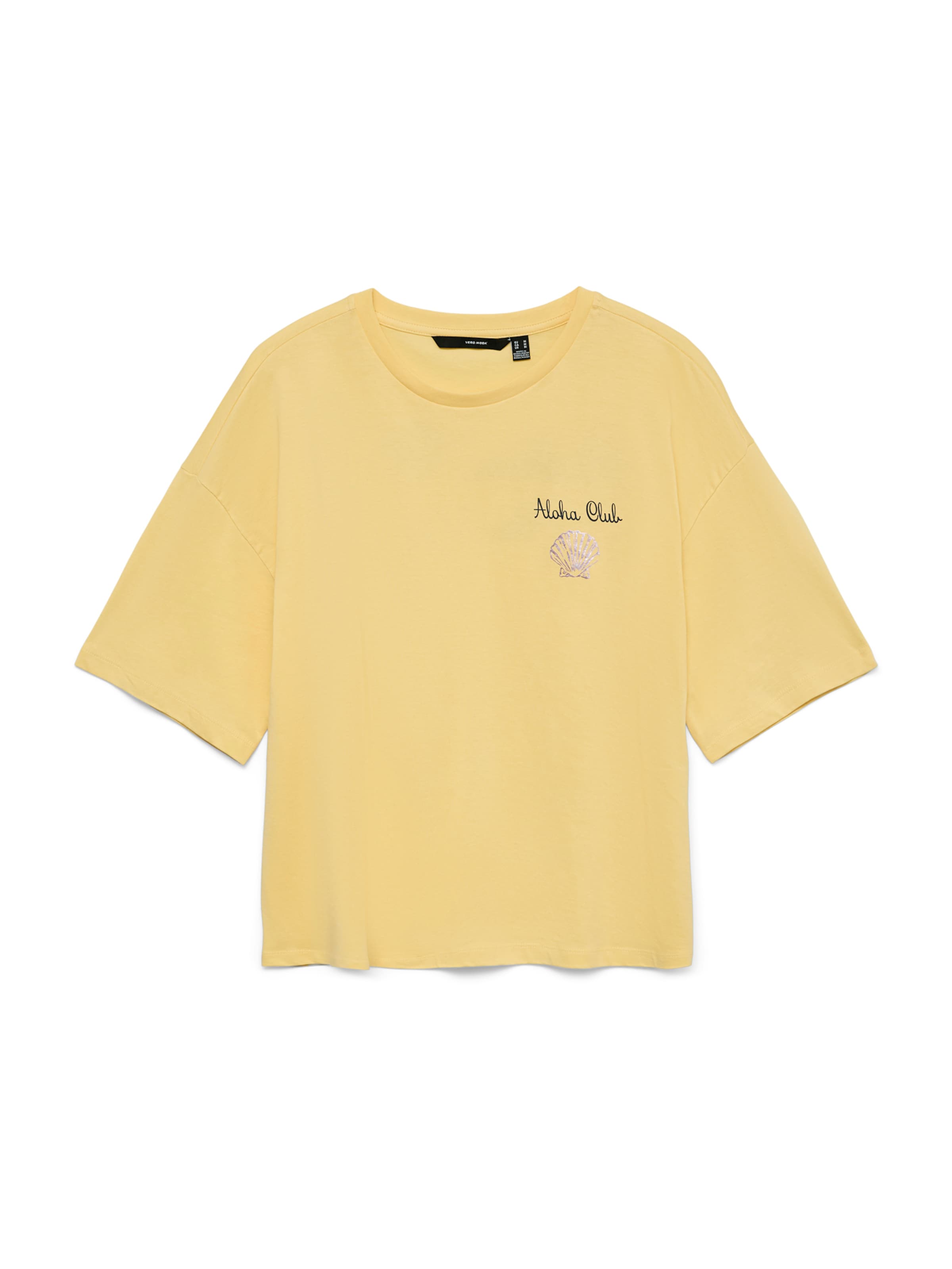 T-shirt 'VMSIGRID KELLY' VERO MODA en jaune : devant