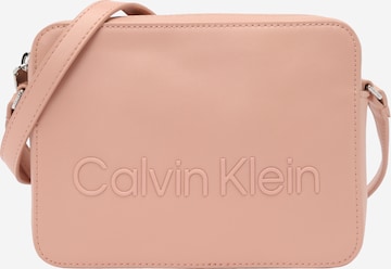 Borsa a tracolla di Calvin Klein in rosa: frontale