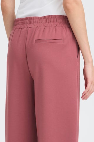 ICHI Wide Leg Hose in Pink