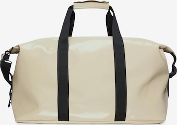 RAINS Travel Bag 'Hilo' in Beige: front