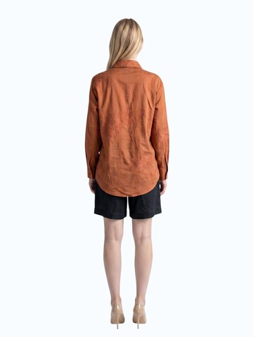 Viore Blouse in Brown