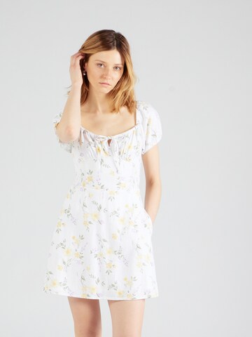 HOLLISTER Summer dress 'SOFIA' in White: front