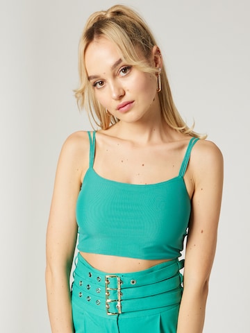 Hoermanseder x About You Top in Green: front