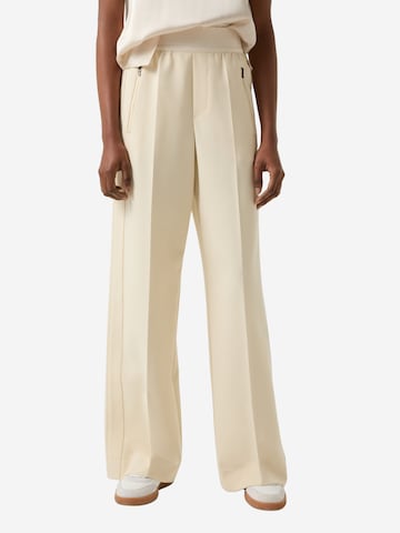 BOGNER Loose fit Trousers with creases 'Ilvy' in Beige: front