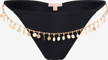 Moda Minx Bikinibroek 'Havana Maria Coin Chain' in Zwart: voorkant