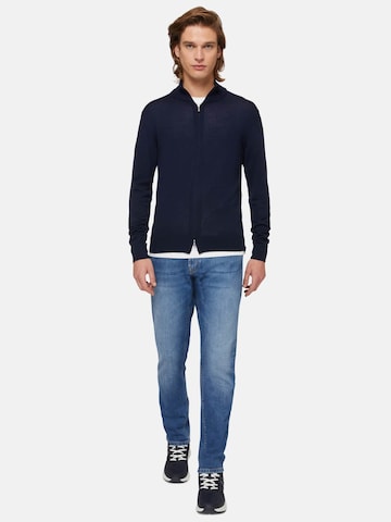 Boggi Milano Knit Cardigan in Blue