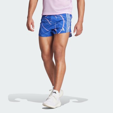 ADIDAS PERFORMANCE Regular Sportbroek in Blauw: voorkant