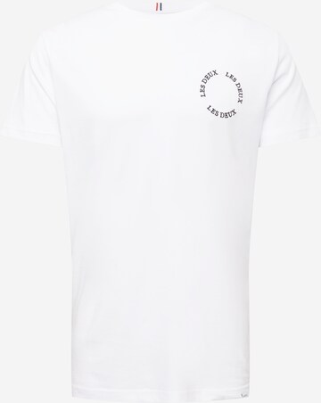 Les Deux Shirt 'Circle' in Weiß: predná strana