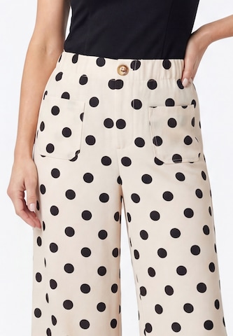 usha BLACK LABEL Wide leg Broek in Wit