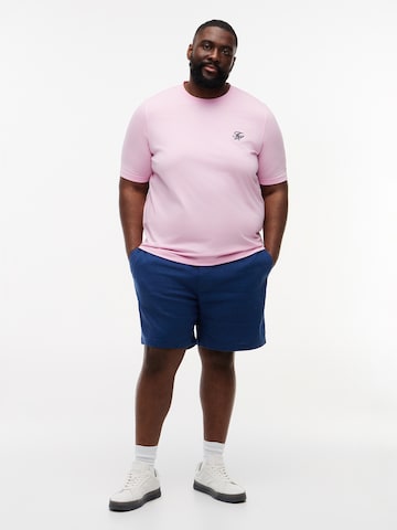 Regular Pantaloni de la Tommy Hilfiger Big & Tall pe albastru