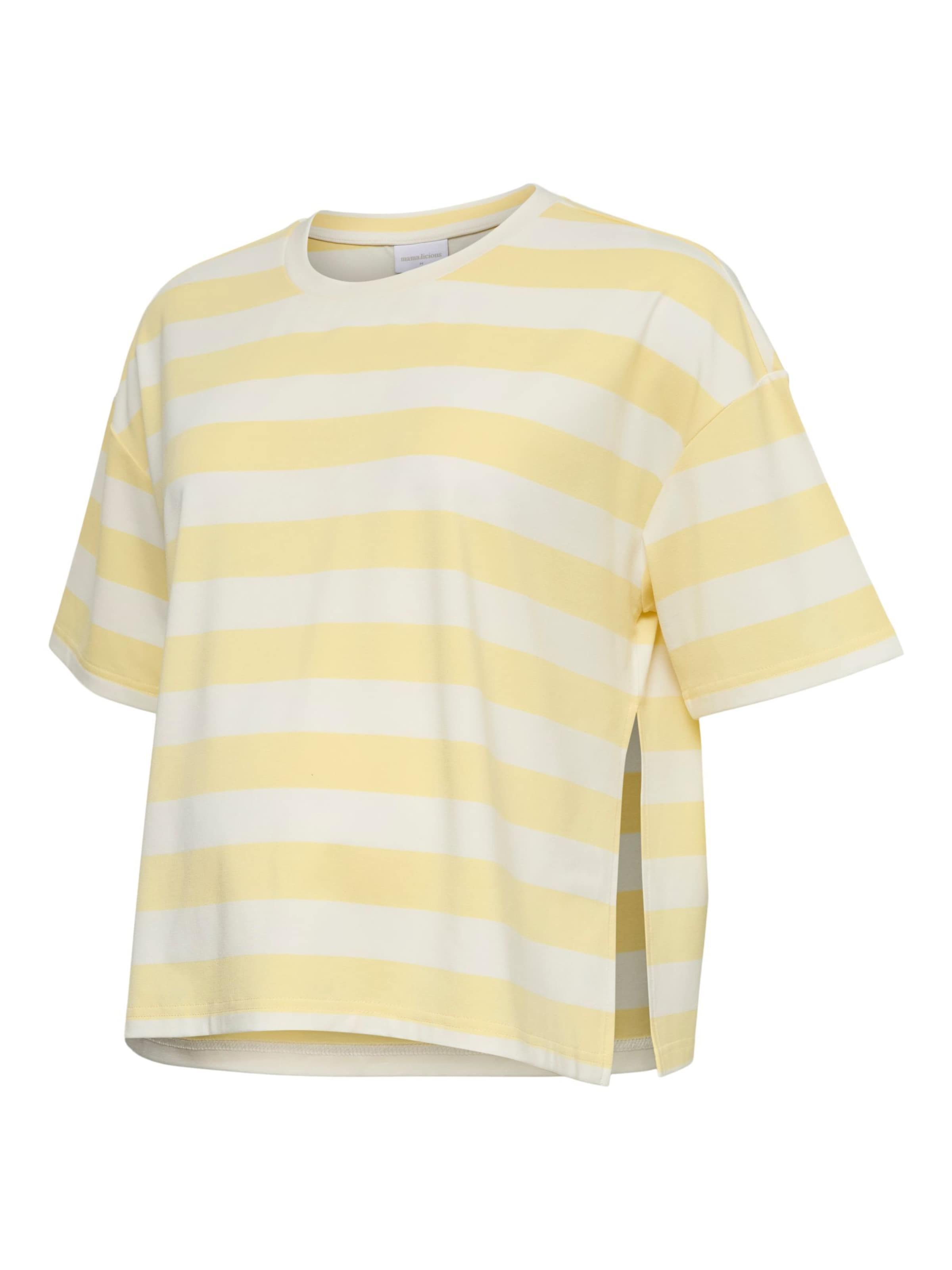 T-shirt 'MLMay' MAMALICIOUS en blanc : devant