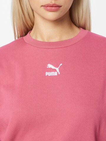 PUMA Sweatshirt 'Classics' in Roze