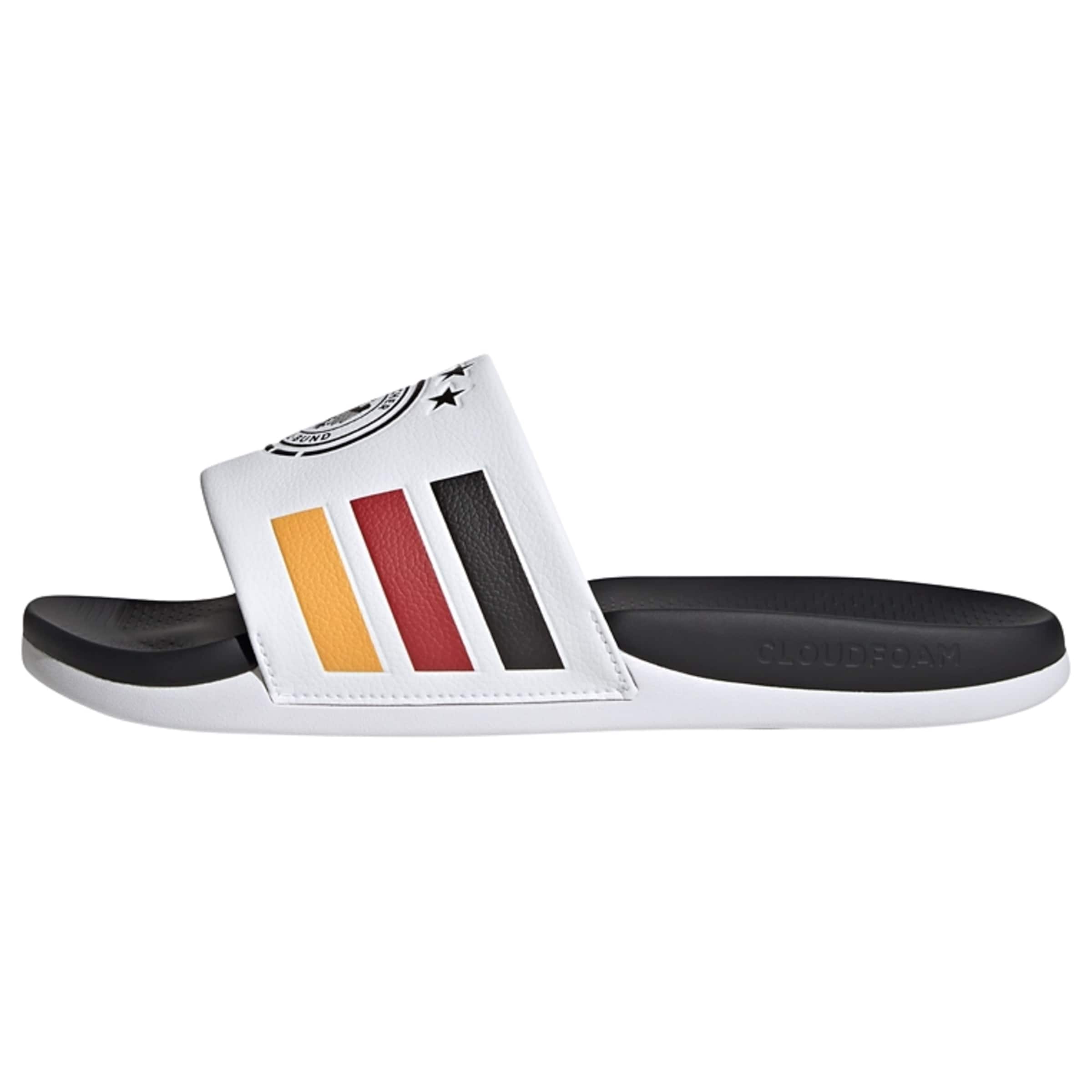 Mule 'Adilette ComfortT 2.0 DFB' ADIDAS SPORTSWEAR en blanc : devant