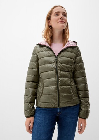 QS Between-Season Jacket in Green: front