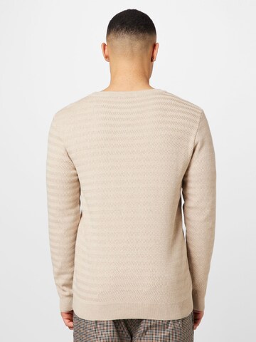 Pull-over KnowledgeCotton Apparel en beige