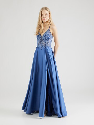Laona Evening dress in Blue: front