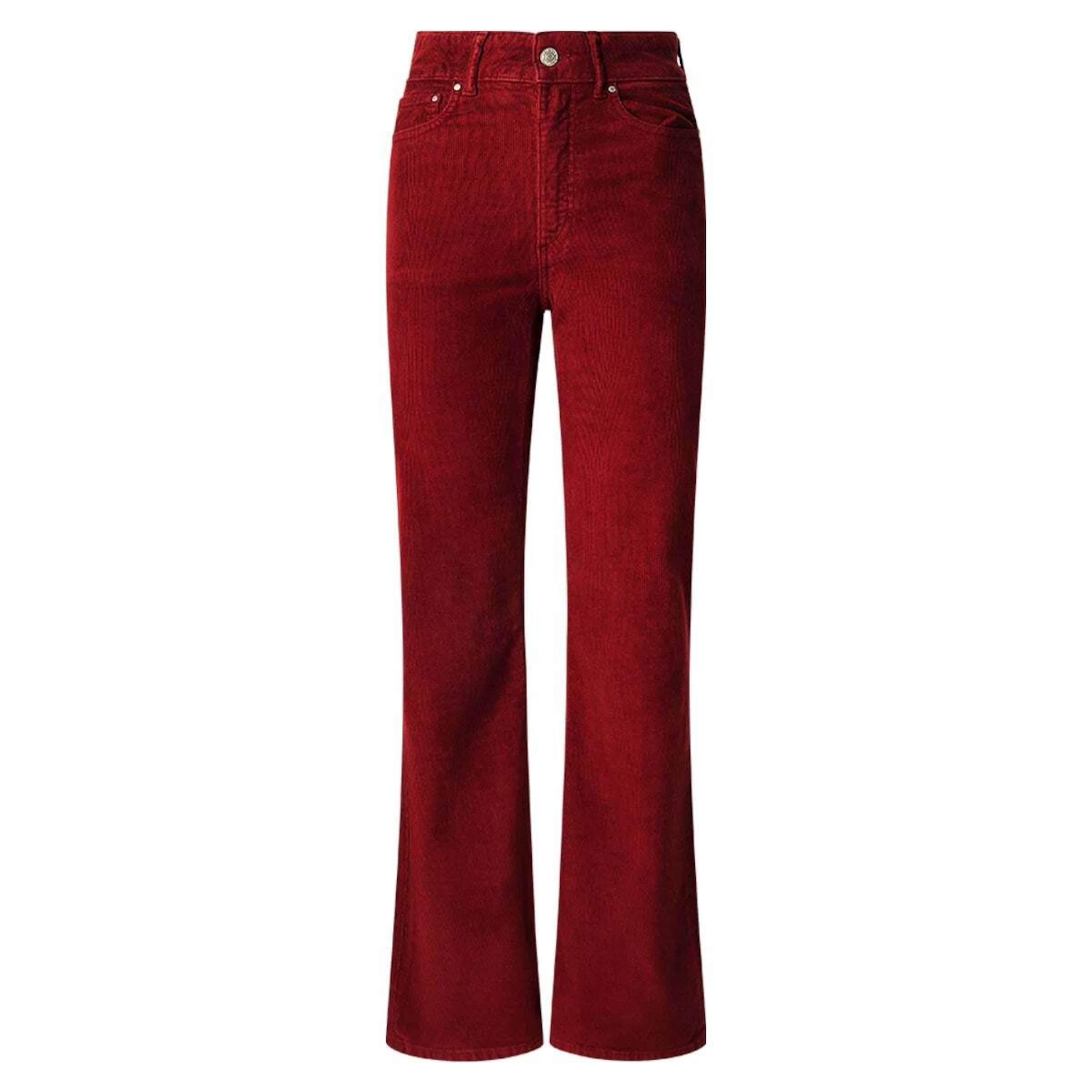 Flared Pantaloni 'Corduroy' di Pepe Jeans in rosso: frontale