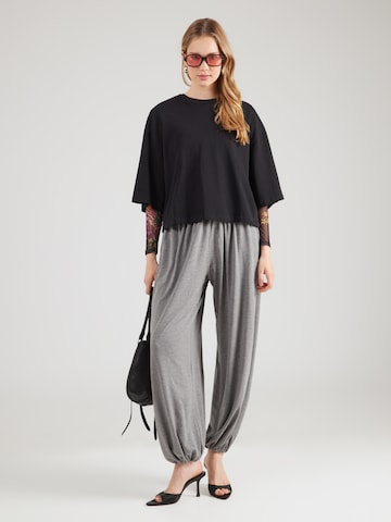 WEEKDAY Barrel Püksid 'Luna', värv hall