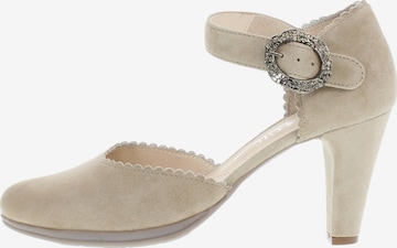 XAVER LUIS Schuhmanufaktur Pumps 'Sofine' in Beige: Vorderseite
