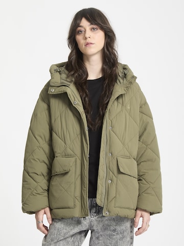 Volcom Overgangsjakke 'Out Of Boxy' i grøn: forside