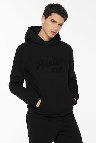 Harlem Soul Sweatshirt 'MON TEL' in Schwarz: Vorderseite