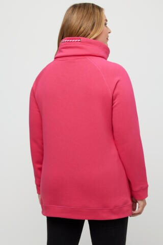 Ulla Popken Sweatshirt in Roze