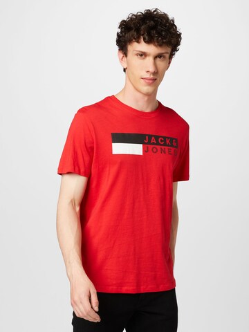JACK & JONES T-Shirt in Rot: Vorderseite